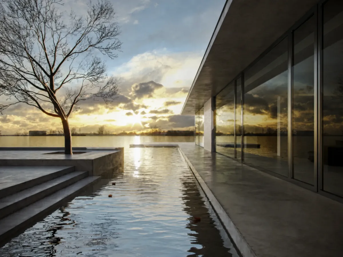 Ultra-Slim Casement Windows architectural reference imagery